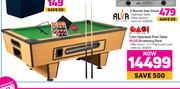 Easi Eight Coin Operated Pool Table Plus Accessory Pack