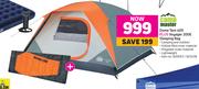 Campmaster Dome Tent 405 Plus Voyager 200E Sleeping Bag