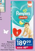 Pampers Pants Jumbo Pack-Per Pack
