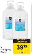 M Still Spring Water-2 x 5L