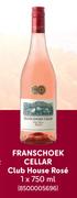 Franschoek Cellar Club House Rose-1 x 750ml Each