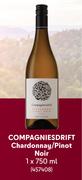 Compagnies Drift Chardonnay/Pinot Noir-1 x 750ml Each