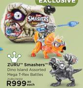 Zuru Smashers Dino Island Assorted Mega T-Rex Battles ZURU74102-Each