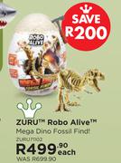 Zuru Robo Alive Mega Dino Fossil Find ZURU71102-Each