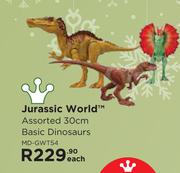 Jurassic World Assorted 30cm Basic Dinosaurs MD-GWT54-Each