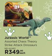 Jurassic World Assorted Chaos Theroy Strike Attack Dinosaurs MD-HLN63-Each
