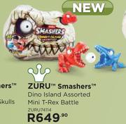 Zuru Smashers Dino Island Assorted Mini T-Rex Battle ZURU74114