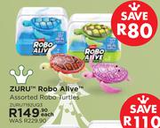 Zuru Robo Alive Assorted Robo Turtles ZURU7192UQ3-Each