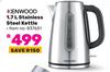 Kenwood 1.7Ltr Stainless Steel Kettle 837651