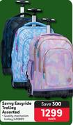Savvy Easyride Trolley Assorted 430881-Each