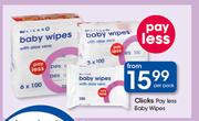 Clicks Pay Less Baby Wipes-Per Pack
