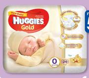 Huggies New Baby First Nappies Size 0 Value Pack 42-Per Pack