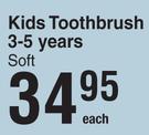 Oral-B Toothbrush 3-5 Years Soft-Each