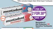 Mentadent P Gel Protection Or Sensitive Toothpaste-100ml