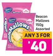 Beacon Mallows Assorted-For 3 x 150g