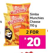 Simba Munchies Cheese-For 2 x 110g