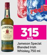 Jameson Special Blended Irish Whisky-750ml Each