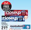 Closeup Toothpaste Assorted-125g Each