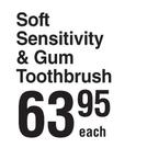 Sensodyne Soft Sensitivity & Gum Toothbrush-Each