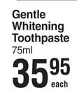Sensodyne Gentle Whitening Toothpaste-75ml Each