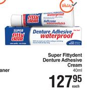 Super Fittydent Denture Adhesive Cream-40ml Each
