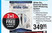 White Glo Diamond Series Teeth Whitening System-Per Kit