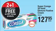 Super Corega 3D Hold Denture Fixative Cream-35ml Each