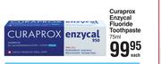 Curaprox Enzycal Fluoride Toothpaste-75ml Each