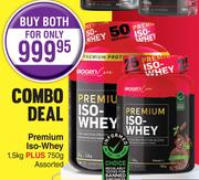 Biogen Premium Iso-Whey 1.5kg Plus 750g Assorted-Both