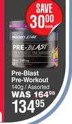 Biogen Pre-Blast Pre-Workout Assorted-140g