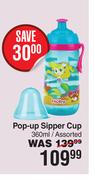 Nuby Pop Up Sipper Cup Assorted-360ml