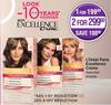 L'Oreal  Paris Excellence Creme (Assorted Shades)-For 1