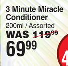 Pantene 3 Minute Miracle Conditioner Assorted-200ml