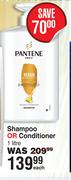 Pantene Shampoo Or Conditioner-1Ltr Each