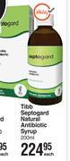 Tibb Septogard Natural Antibiotic Syrup-200ml Each