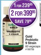 Dis-Chem Gold Probiotic 9 Strain 60 Vegecaps-For 1