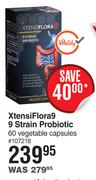 Xtensi Flora9 9 Strain Probiotic 60 Vegetable Capsules