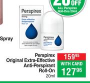 Perspirex Original Extra Effective Anti Perspirant Roll On-20ml