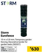 Storm Eurofence 10m x 0.8mm