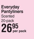 Kotex Everyday Pantyliners (Scented) 20-Pack-Per Pack