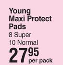 Kotex Young Maxi Products Pads-Per Pack