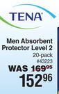 Tena Men Absorbent Protector Level 2-20 Pack