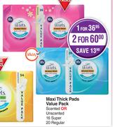 Lil-Lets Maxi Thick Pads Value Pack-For1