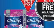 Always Platinum Ultra Thin Pads Value Pack-Per Pack