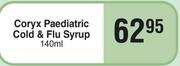 Coryx Paediatric Cold & Flu Syrup-140ml