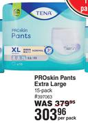 Tena Proskin Pants Extra Large 15 Pack-Per Pack
