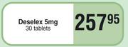 Deselex 5mg 30 Tablets