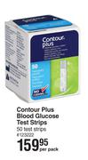 Contour Plus Blood Glucose Test Strips 50 Test Strips-Per Pack