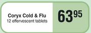 Coryx Cold & Flu 12 Effervescent Tablets