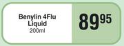 Benylin 4 Flu Liquid-200ml